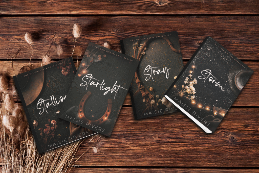Willow Creek Collection four books in a rustic western style for the Willow Creek Collection of short stories